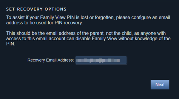 Family View PIN Not Working